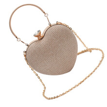 Dámska večerná kabelka, crossbody kabelka v tvare srdca, svadobná kabelka