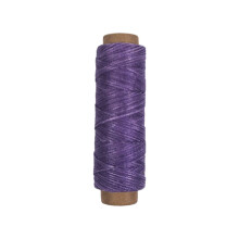 Hilo encerado plano de 150D y 0,8 mm de grosor, hilo encerado para costura a mano, hilo de coser encerado para trabajos en cuero, bricolaje, 50