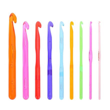 Aguja de ganchillo HONCLL con mango ergonómico de 3 mm a 10 mm y 12 mm para tejer, hacer bufandas y bolsos.