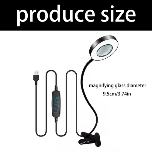 Ρυθμιζόμενοι μεγεθυντικοί φακοί Light3Lighting Τύπος σφιγκτήρες βάσης χεριών χωρίς 2