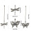 Dragonfly and Butterfly Ceiling Fan Pull Chains for Living 5
