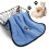 Microfiber Dog Towel Soft Absorbent 31x16 inch Blue 5