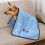 Microfiber Dog Towel Soft Absorbent 31x16 inch Blue 6