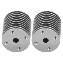 Kit de dissipateur thermique pour imprimante 3D Voron 0.1 0.2 - 2 piĂšces, refroidisseur en aluminium CNC pour Hotend V6