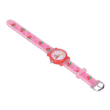 Kinder-Cartoon-Wasserdichtes Armbanduhren für Mädchen, Rot, 20,3 cm
