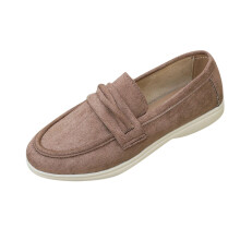 Willtoo Women's Casual Suede Slip On Comfortable Walking Orthopedic Shoes for Everyday Wear with Soft Sole and Breathable Design