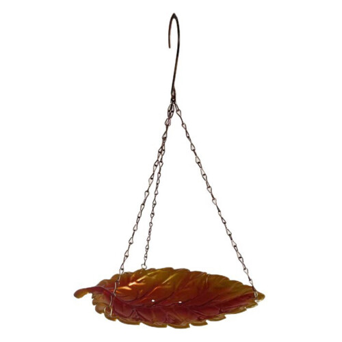(The Maple Leaf) Mangeoire à Oiseaux en Fer - Déco Jardin
