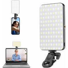 5000mAh Portable Selfie Ring Light, Rechargeable Fill Light Compatible with iPhone – for Zoom, TikTok, Vlog, Makeup & Video Calls