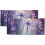 Purple Floral Valance Curtains 54x18 in 2 Panel 1