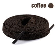 Dpityserensio 39.3In Flat Solid Color Shoe Laces 10+ Colours Shoelaces Football Boots Trainer Shoes Coffee