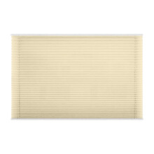 Tool-Free Cordless Pleated Shades with Clamp Brackets Light Filtering Top Down Bottom Up Pleated Blinds for Window Size 47" W x 20" H, Brown