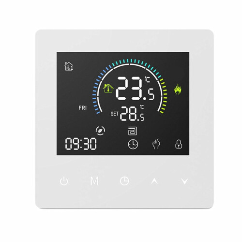 Electric Floor Heating Thermostat 25A Adjustable Temperature