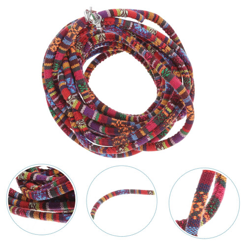 Multi Color Braided Cotton Macrame Rope for Home Decor and Wall Hanging 1Pack
