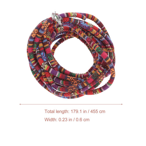 Multi Color Braided Cotton Macrame Rope for Home Decor and Wall Hanging 1Pack 1