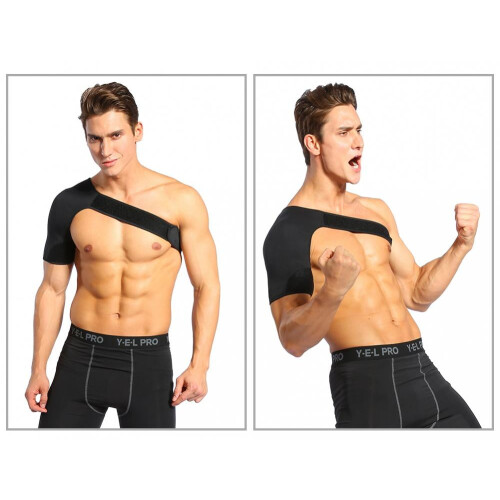 Right Shoulder Brace Adjustable Neoprene Wrap 1 Pack 2