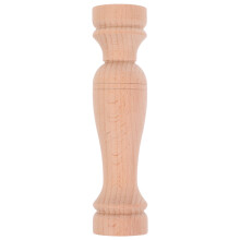 Khaki Wood Baluster Posts Roman Style 4-Pack
