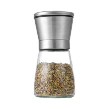 Stainless Steel Salt or Pepper Grinder, Stainless Steel and Adjustable Coarseness By Pepper Grinder - Top Spice Mill with Ceramic Blades
