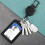 Genuine Leather ID Badge Holder with Retractable Clip 28.5 2