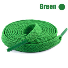 Flat Shoelaces, Sporty Green, 39.3 in 1 Pair Per Pack