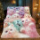 Fluffy White Cats Flannel Blanket Soft Warm 280GSM 3 Sizes 2