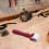 Dark Red Vinyl Floor Roller for Installation with Easy Carry Design 7
