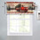 Christmas Red Truck Pine Tree Window Valance Rod Pocket 4