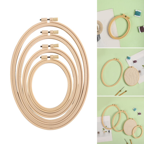 Embroidery Hoop Oval Spring Clip 4 pcs 1