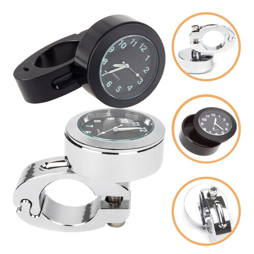 Motorcycle Handlebar Clock 2 pcs 2