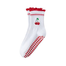 Athletic Socks Slip Resistant Pilates Socks Silicone Grips Gym Workout Sock Full Toe Ankle Fall Prevention Grip Sock