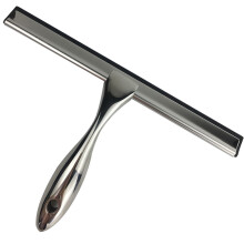Window Squeegee Stainless Steel Shower Squeegees Washing Squeegee for Bathroom Mirror Window Glass Cleaning