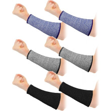 3 Pairs Arm Protectors for Thin Skin and Bruising Cut Resistant Forearm Sleeve Level 5 Arm Burn Protection Sleeve