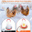 Heated Poultry Waterer Base Winter Antifreeze Heater 1 PC 8