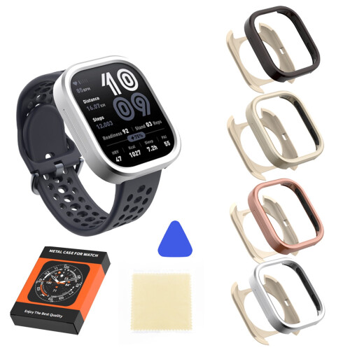Μεταλλική θήκη ανθεκτική στον ιδρώτα για Bip6Smartwatch Πλήρης πρόσβαση σε θύρα 1