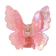 (Colorful Red) Butterfly Hair Clips for Thick Hair Styling