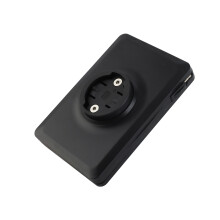 Multifunctional 5000mAh Black Cycling Light Power Bank, 92x62x14mm