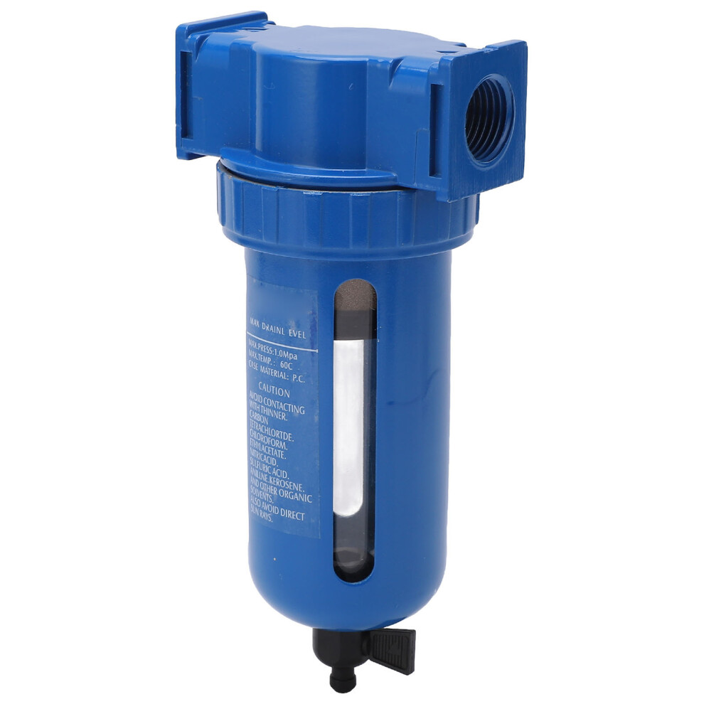 Zinc Alloy Stainless Steel 1/2In Npt Air Filter Water Separator 10 Bar 8001387657254