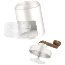 Crushed Ice Maker White ABS Stainless Steel 26x12x12 in