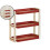 Three-Tier Plastic Desk Organizer, Spice Rack Dispenser, Bathroom Countertop Mail Holder for Kitchen Storage 1