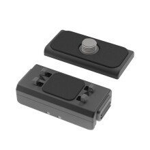 Magnetisk hurtigutløserfeste for actionkameraer - Snap-on-adapter kompatibel med X4X3ONE X2R RS Ace Pro med 1/4 stativ eller to-pinners grensesnitt