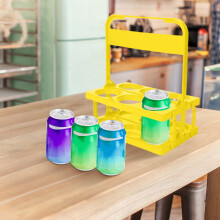 Suporte para seis bebidas + Porta-bebidas portátil + Transportador de cerveja dobrável + Organizador de bebidas dobrável