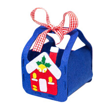 DIY Sewing Felt Handbag Kit for Kids – Christmas Candy Gift Bags, Non-Woven Craft Project, 14x11x10cm, Holiday Party Decor