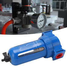 Compressed Air Filter 1/2in NPT Water Separator Zinc Alloy Stainless Steel