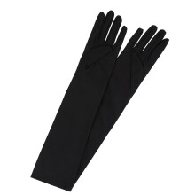Compression Gloves Half Finger Gloves for Women Compression Gloves Long Gloves Lace Gloves Leather Gloves for Women One Size Black One Size