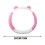 Plush Steering Wheel Cover Winter Warm Elastic Fit 3