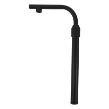 1Pack Elegant Black Lamp Stem for Home and Office Lighting 15.7x8.3x0.6in