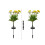 Solar-Gartenleuchten, Schneelotusblume, 7er-Pack 2