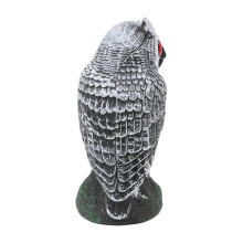 Plastikroter Augen Eule Vogelabschreckung - Vögel fernhalten, 162-190g