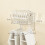 Wall-Mounted No Drill Hanger Storage Rack in Clear for Bedroom Organization 3