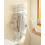 Wall-Mounted No Drill Hanger Storage Rack in Clear for Bedroom Organization 4