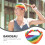 Ελαστική κορδέλα HEMOTON Rainbow για αθλήματα και διακόσμηση, ύφασμα πολλαπλών 7